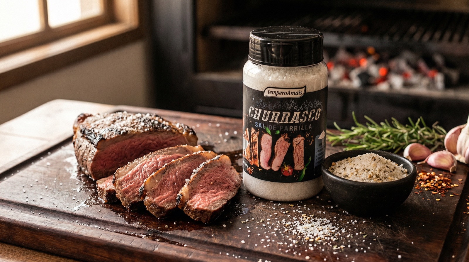 Picanha grelhada com Sal de Parrilla Tempero A mais